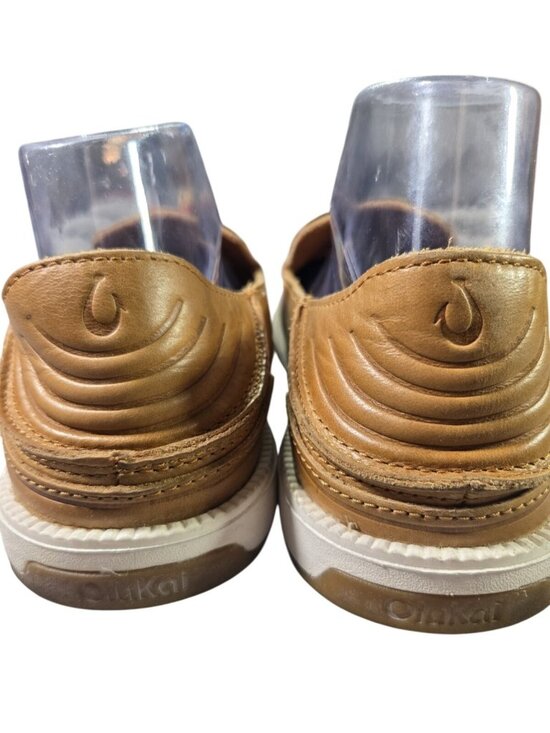 OluKai Kakaha Nia Brown Leather Slip-On Casual Shoes Men’s US 10 EU 43 10557 main image 6